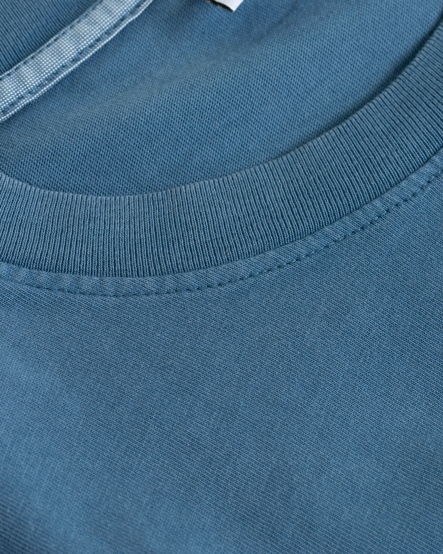 Herr | T-Shirts | Calvin Klein | Garment Dyed Tee Denim Blue