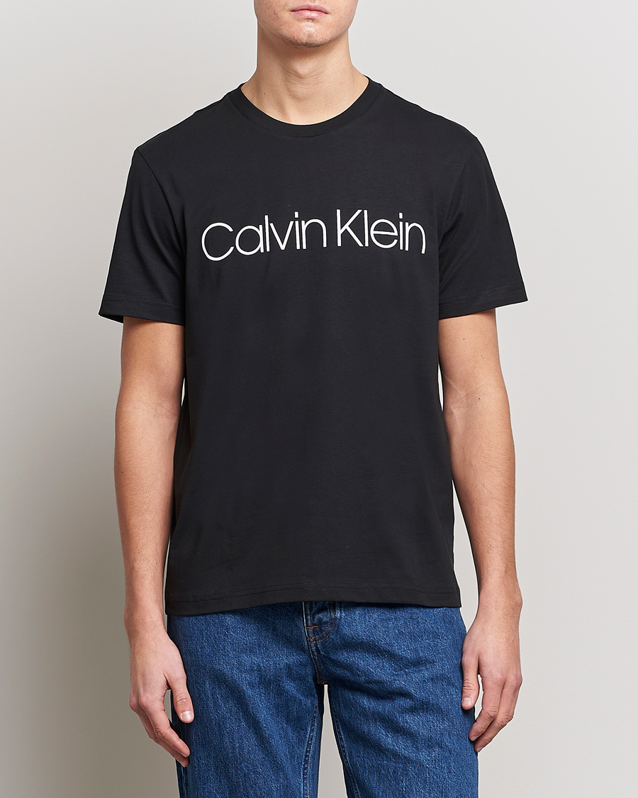 Herr | 30% rea | Calvin Klein | Front Logo Tee Black