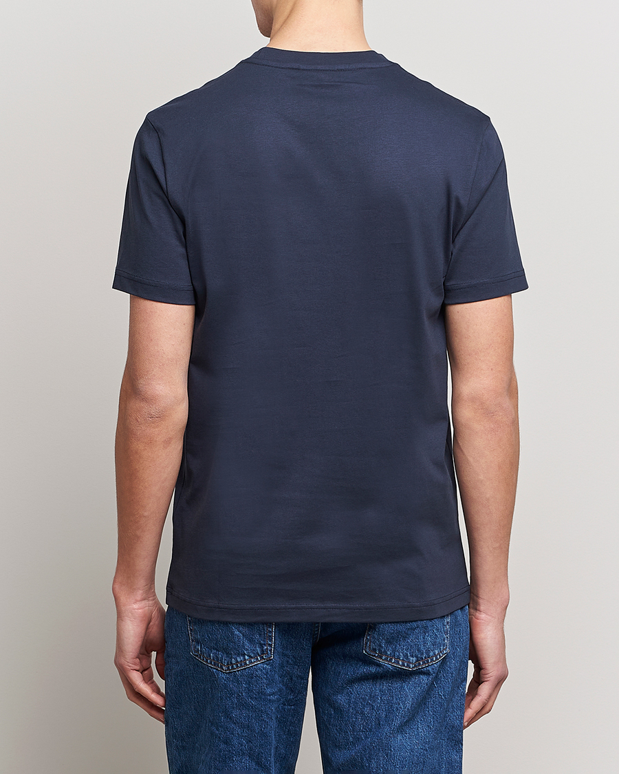 Herr | T-Shirts | Calvin Klein | Front Logo Tee Navy