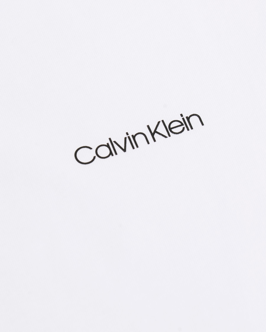 Herr | T-Shirts | Calvin Klein | Chest Logo Tee White