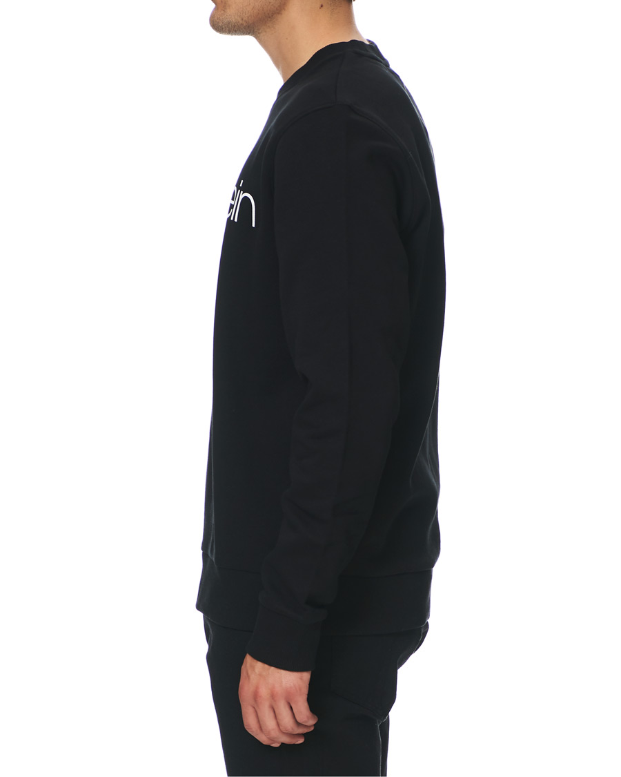 Herr | Tröjor | Calvin Klein | Front Logo Sweatshirt Black