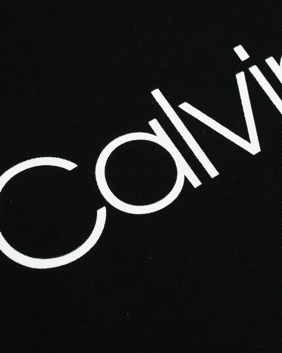 Herr | Tröjor | Calvin Klein | Front Logo Sweatshirt Black