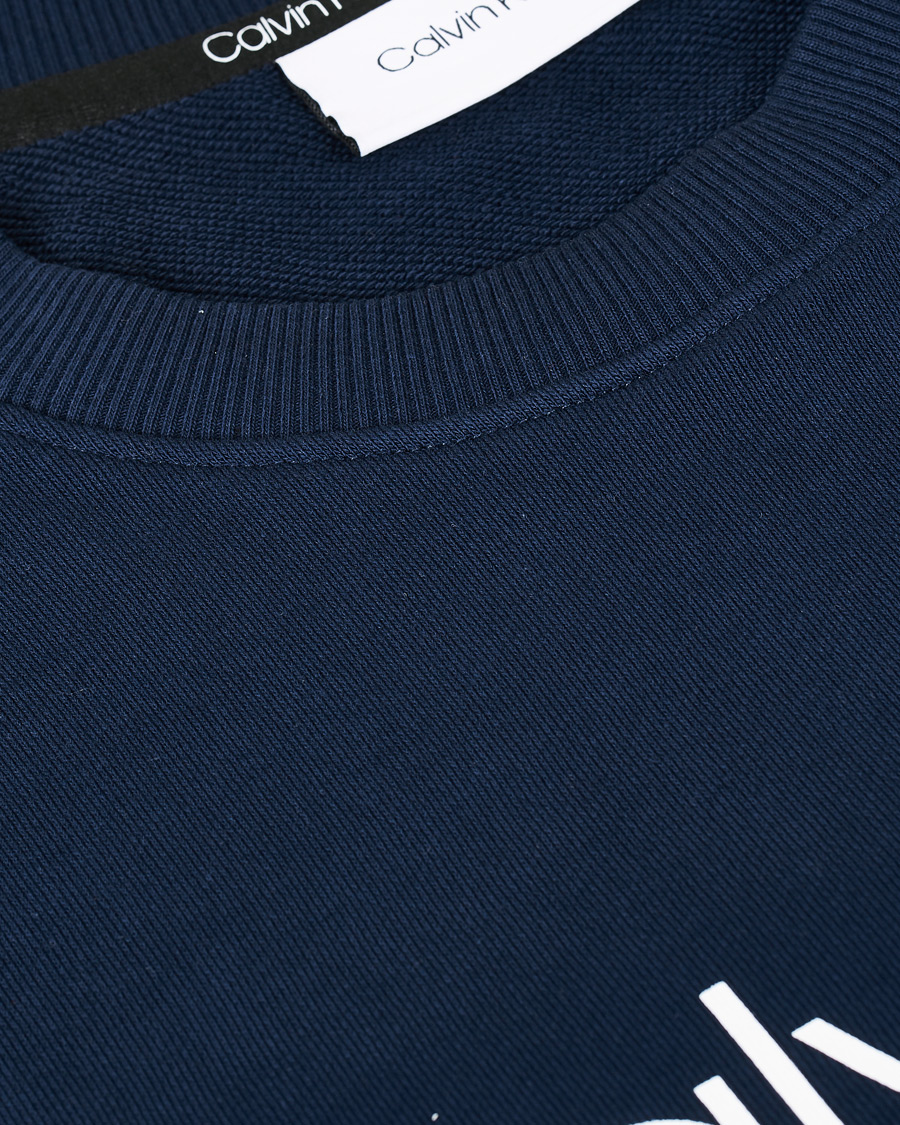Herr | Tröjor | Calvin Klein | Front Logo Sweatshirt Navy