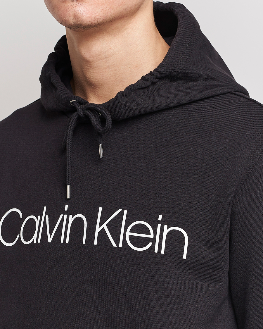 Herr | Tröjor | Calvin Klein | Front Logo Hoodie Black