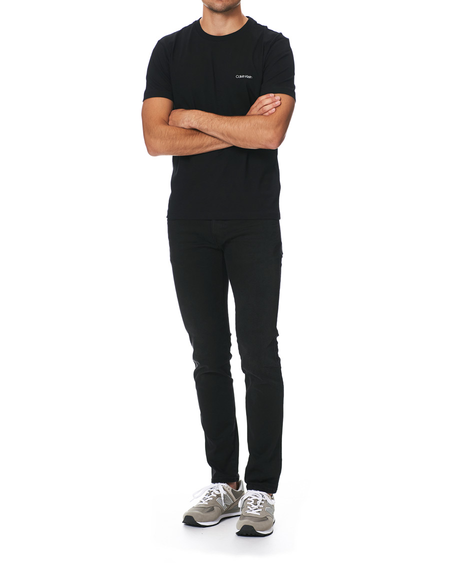 Herr | T-Shirts | Calvin Klein | Chest Logo Tee Black