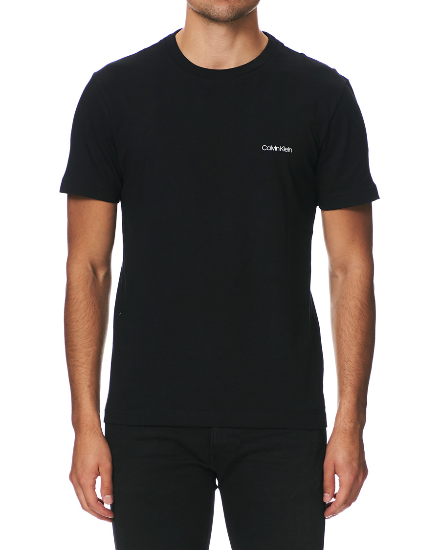 Herr | T-Shirts | Calvin Klein | Chest Logo Tee Black