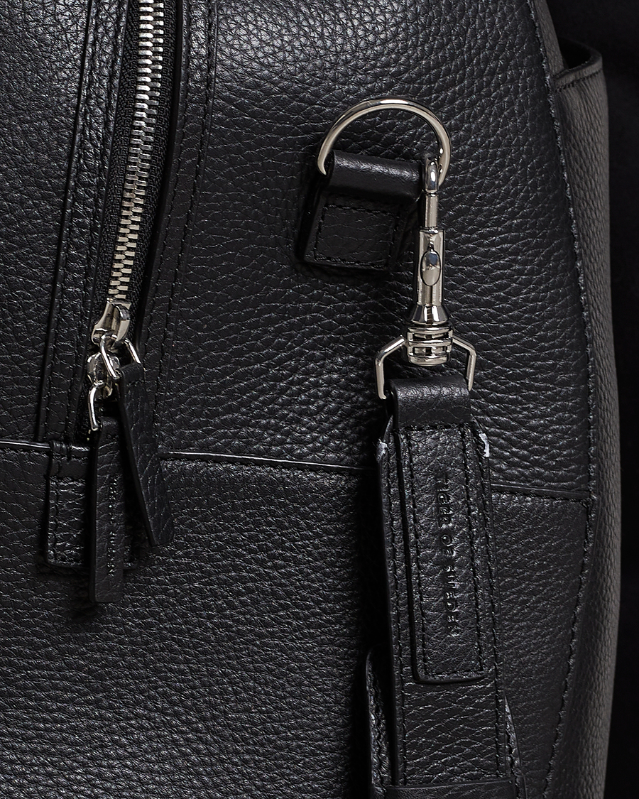 Herr | Väskor | Tiger of Sweden | Brome Grained Leather Weekendbag Black