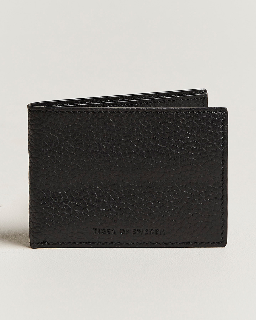 Herr | Plånböcker | Tiger of Sweden | Wrene Grained Leather Wallet Black