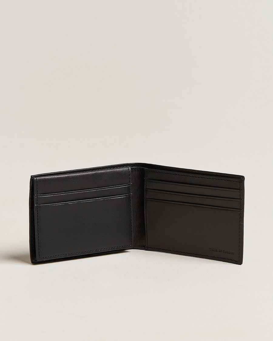 Herr | Plånböcker | Tiger of Sweden | Wrene Grained Leather Wallet Black
