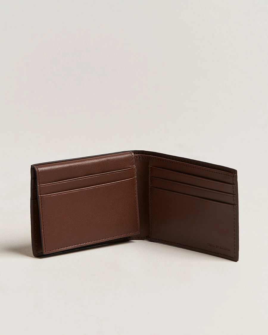 Herr | Tiger of Sweden | Tiger of Sweden | Wrene Grained Leather Wallet Brown