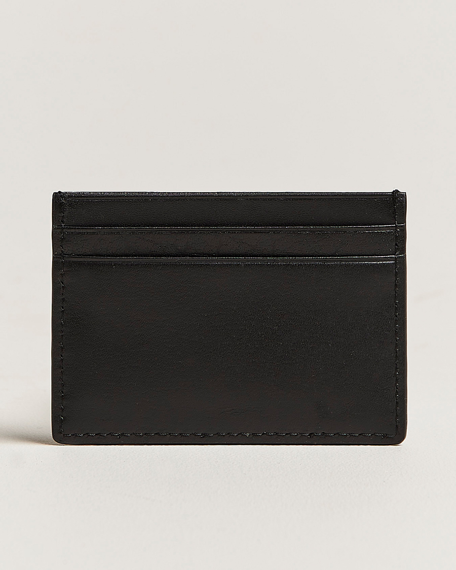 Herr | Plånböcker | Tiger of Sweden | Wake Grained Leather Cardholder Black