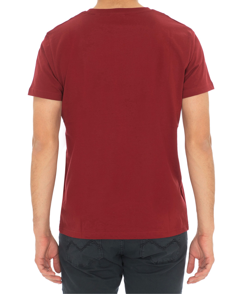 Herr | T-Shirts | GANT | Graphic Tee Mahogany Red