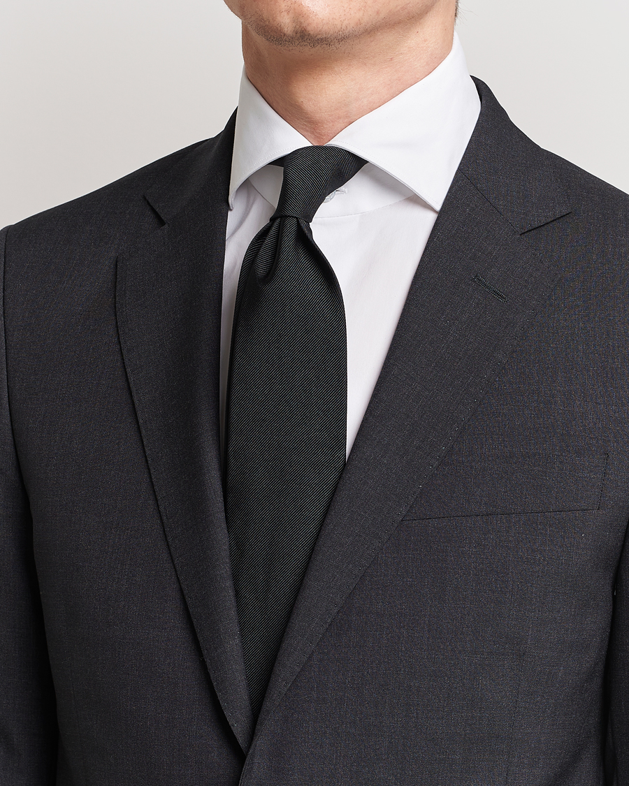 Herr | Business & Beyond | Amanda Christensen | Plain Classic Tie 8 cm Black