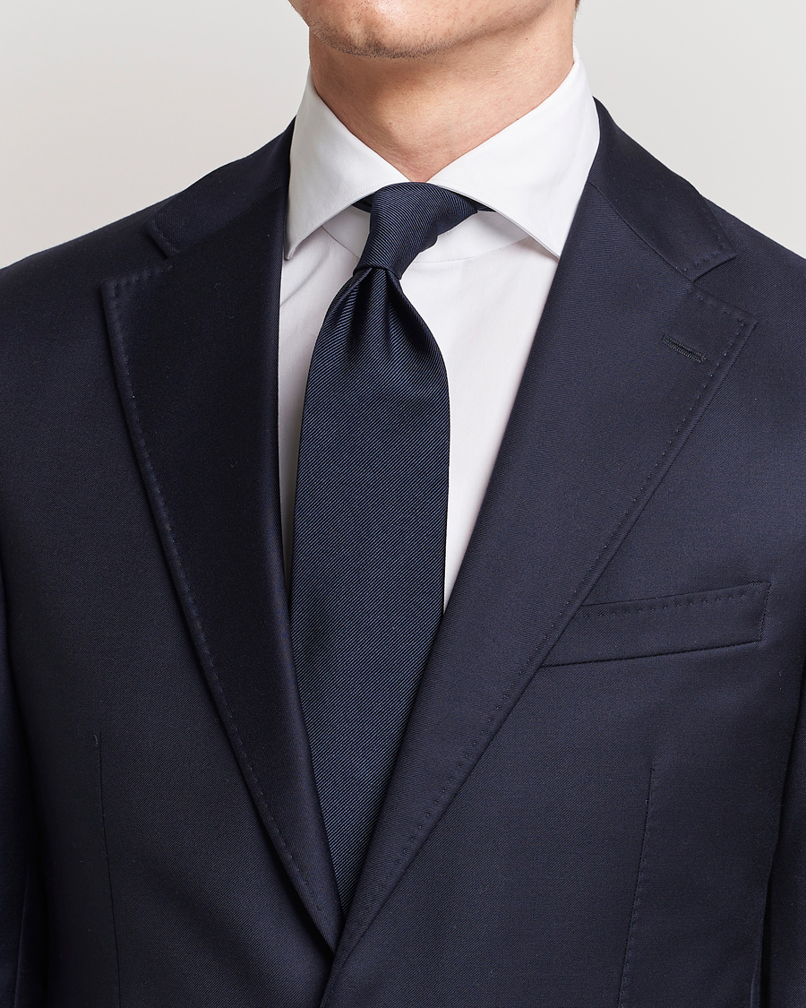 Herr |  |  | Amanda Christensen Plain Classic Tie 8 cm Navy