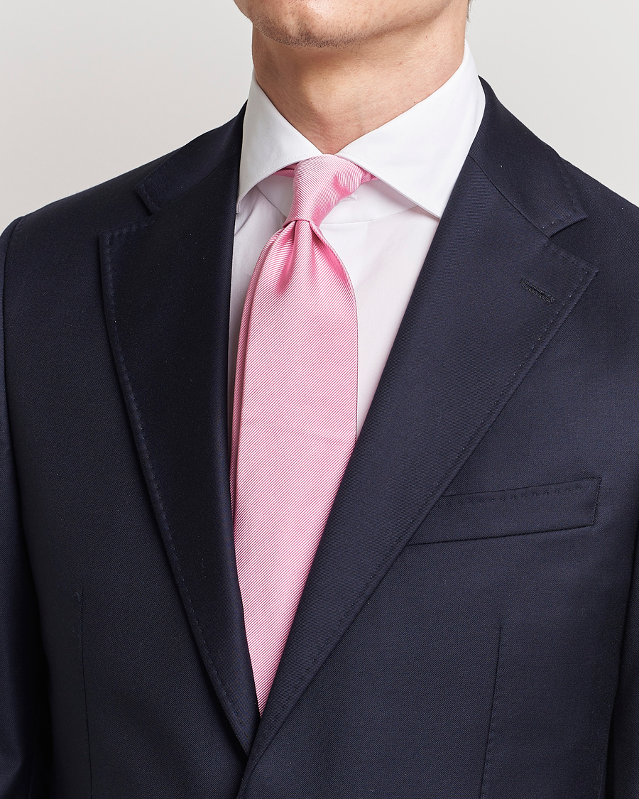 Herr |  | Amanda Christensen | Plain Classic Tie 8 cm Pink