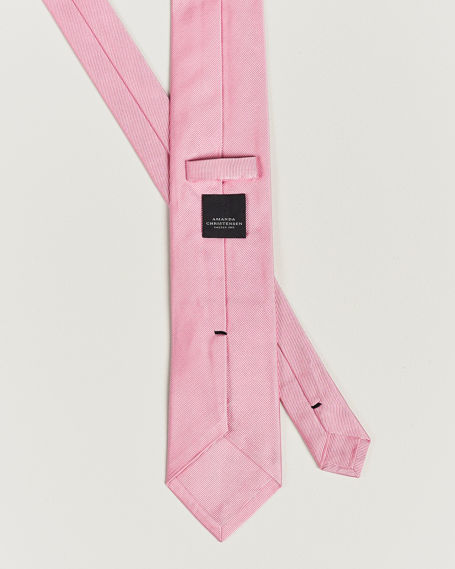 Herr | Amanda Christensen Plain Classic Tie 8 cm Pink | Amanda Christensen | Plain Classic Tie 8 cm Pink