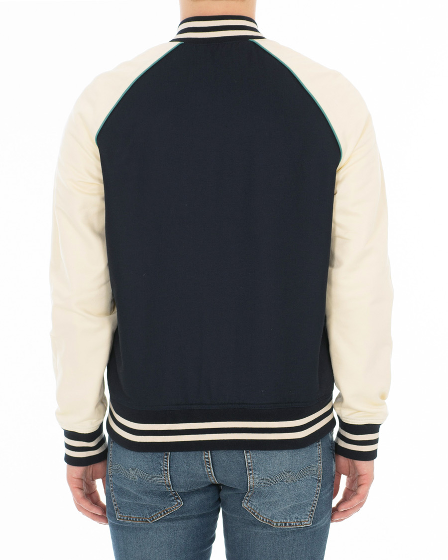 Herr | Jackor | Nudie Jeans | Mark Baseball Reversible Jacket White/Navy