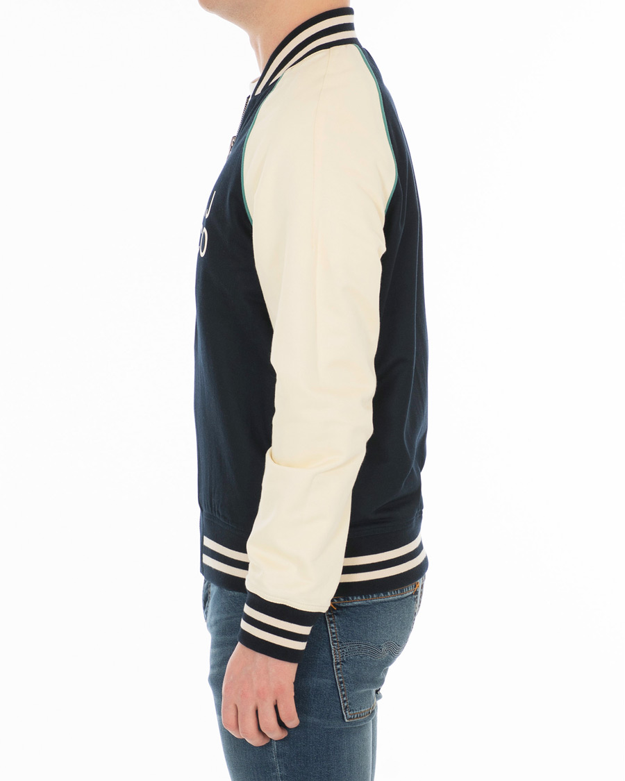 Herr | Jackor | Nudie Jeans | Mark Baseball Reversible Jacket White/Navy