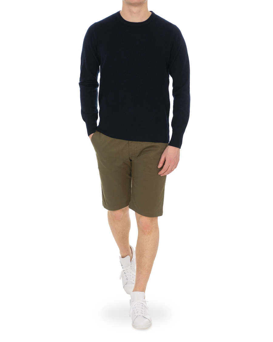 Herr | Shorts | Samsøe Samsøe | Samsøe & Samsøe Balder Cotton Shorts Olive Night