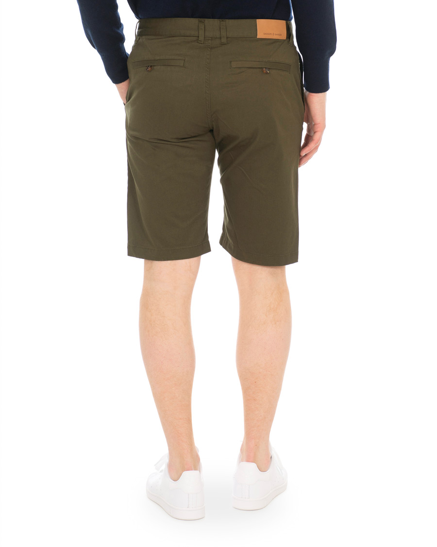 Herr | Shorts | Samsøe Samsøe | Samsøe & Samsøe Balder Cotton Shorts Olive Night