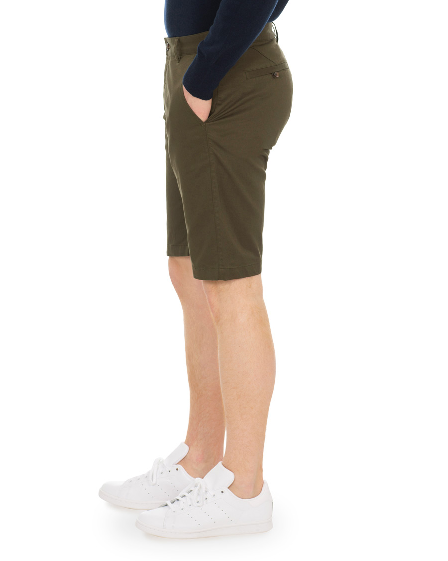 Herr | Shorts | Samsøe Samsøe | Samsøe & Samsøe Balder Cotton Shorts Olive Night