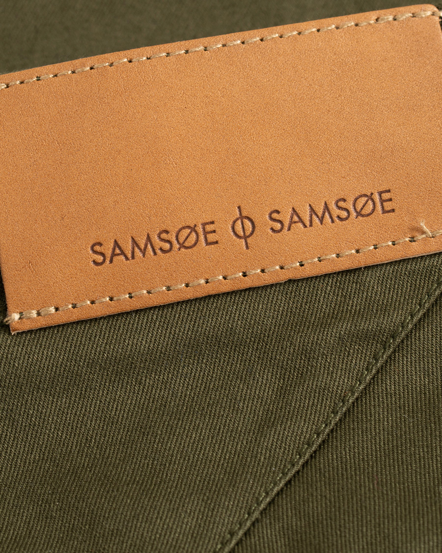 Herr | Shorts | Samsøe Samsøe | Samsøe & Samsøe Balder Cotton Shorts Olive Night