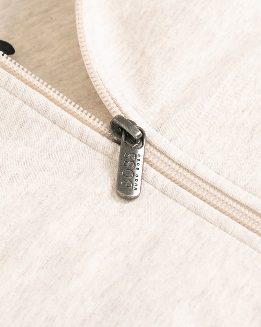 Herr | BOSS Loungewear Full Zip Hoodie Sand | BOSS BLACK | BOSS Loungewear Full Zip Hoodie Sand