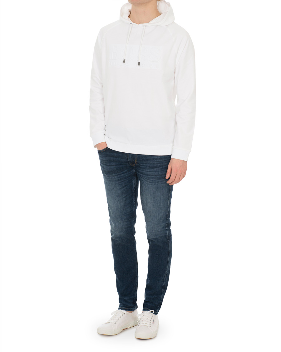 Herr | Tröjor | BOSS BLACK | BOSS Logo Hoodie White