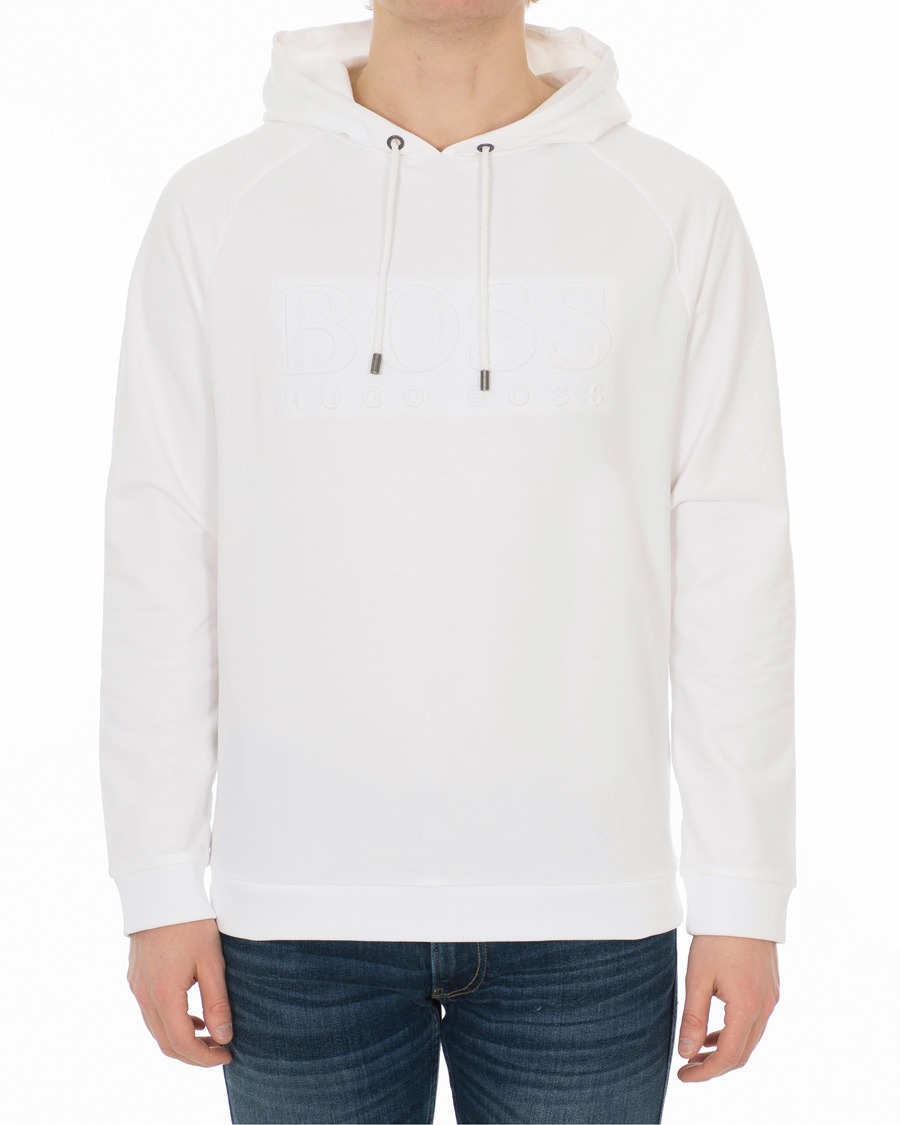 Herr | Tröjor | BOSS BLACK | BOSS Logo Hoodie White