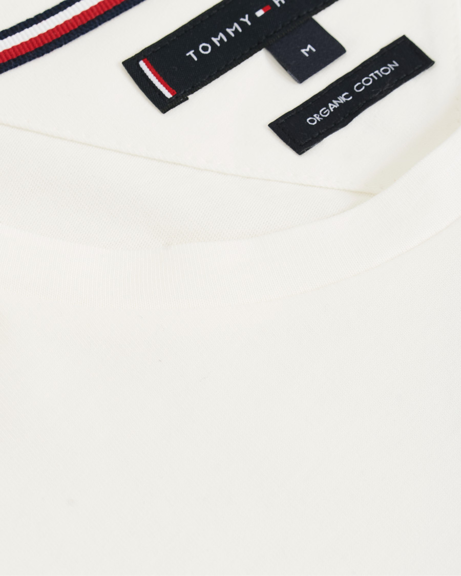 Herr | T-Shirts | Tommy Hilfiger | Logo Crew Neck Tee Snow White