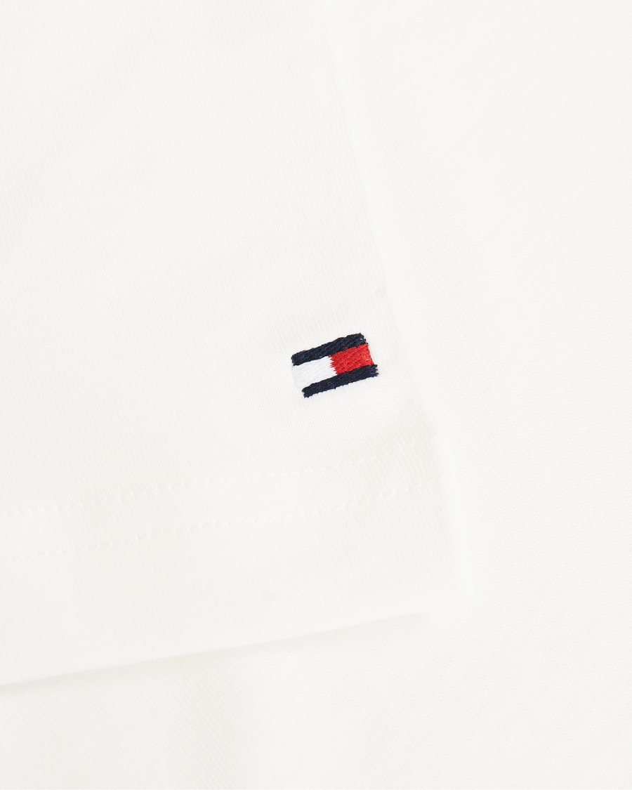 Herr | T-Shirts | Tommy Hilfiger | Logo Crew Neck Tee Snow White