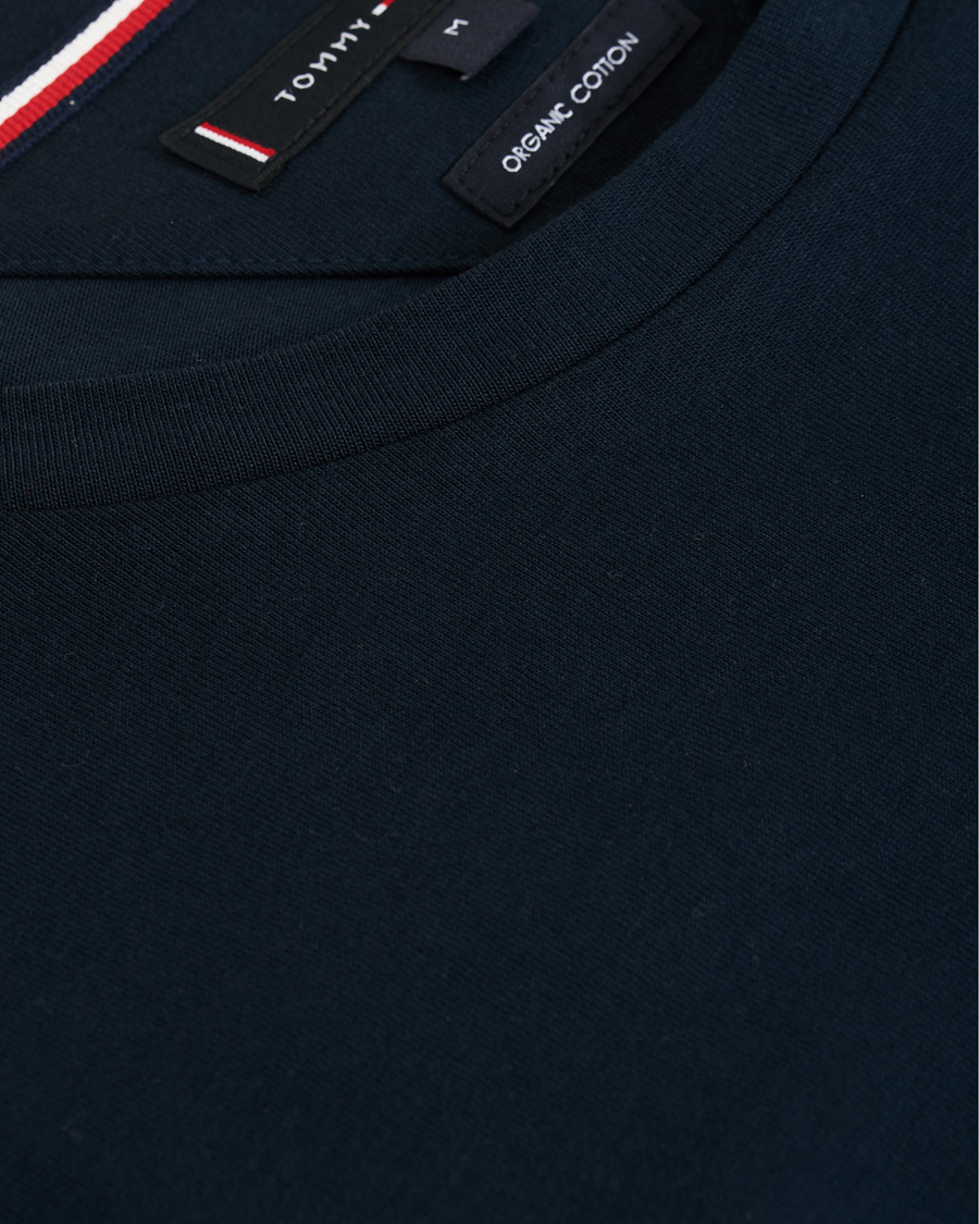 Herr | T-Shirts | Tommy Hilfiger | Logo Crew Neck Tee Sky Captain