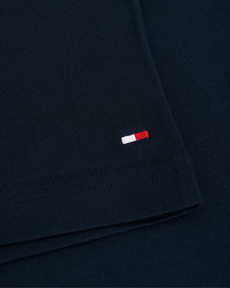 Herr | T-Shirts | Tommy Hilfiger | Logo Crew Neck Tee Sky Captain