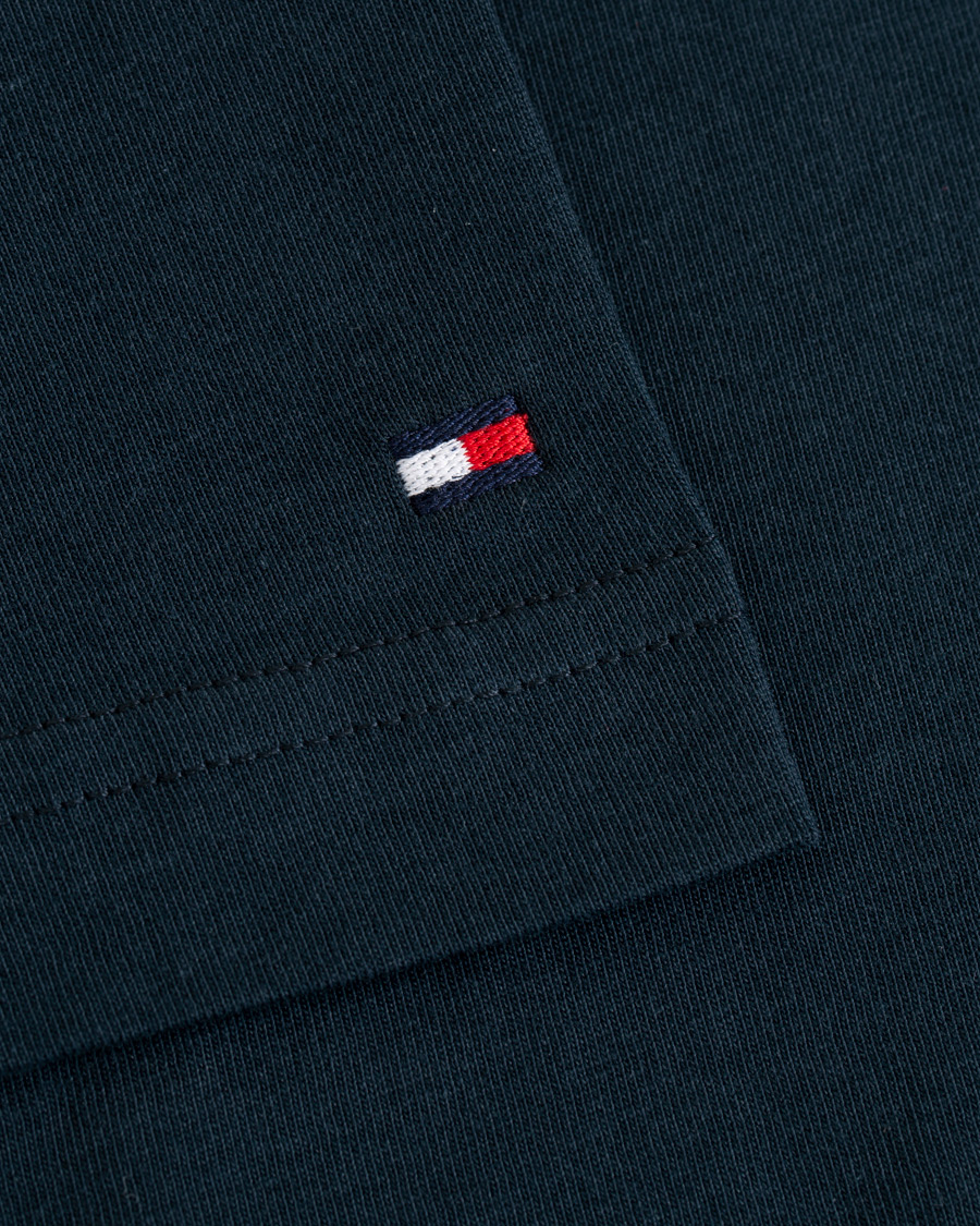 Herr | T-Shirts | Tommy Hilfiger | Logo Crew Neck Tee Sky Captain