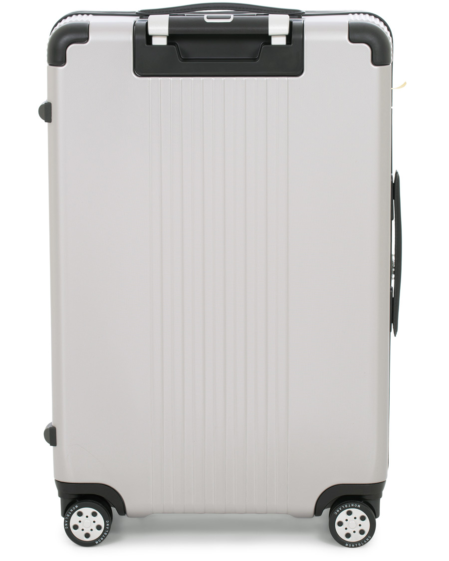 Herr | Montblanc Trolley Small/Medium 4 Wheels Black Silver | Montblanc | Trolley Small/Medium 4 Wheels Black Silver