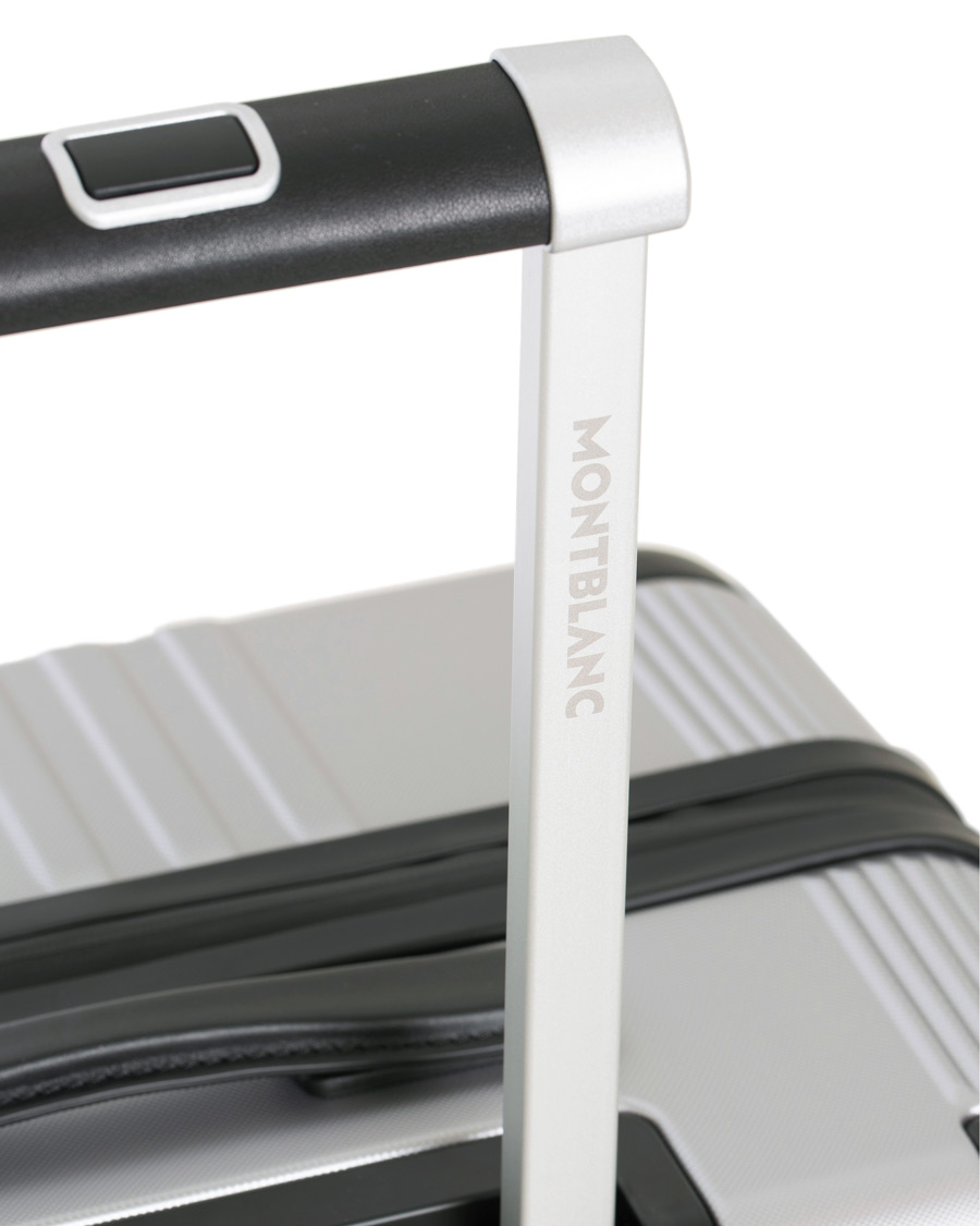 Herr | Montblanc Trolley Small/Medium 4 Wheels Black Silver | Montblanc | Trolley Small/Medium 4 Wheels Black Silver