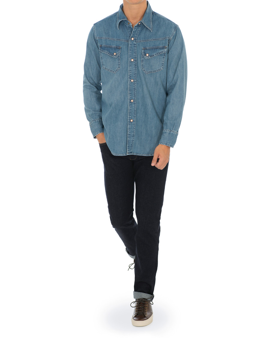 Herr | Skjortor | Levi's Vintage Clothing | 50´s Western Denim Shirt Blind Lemon