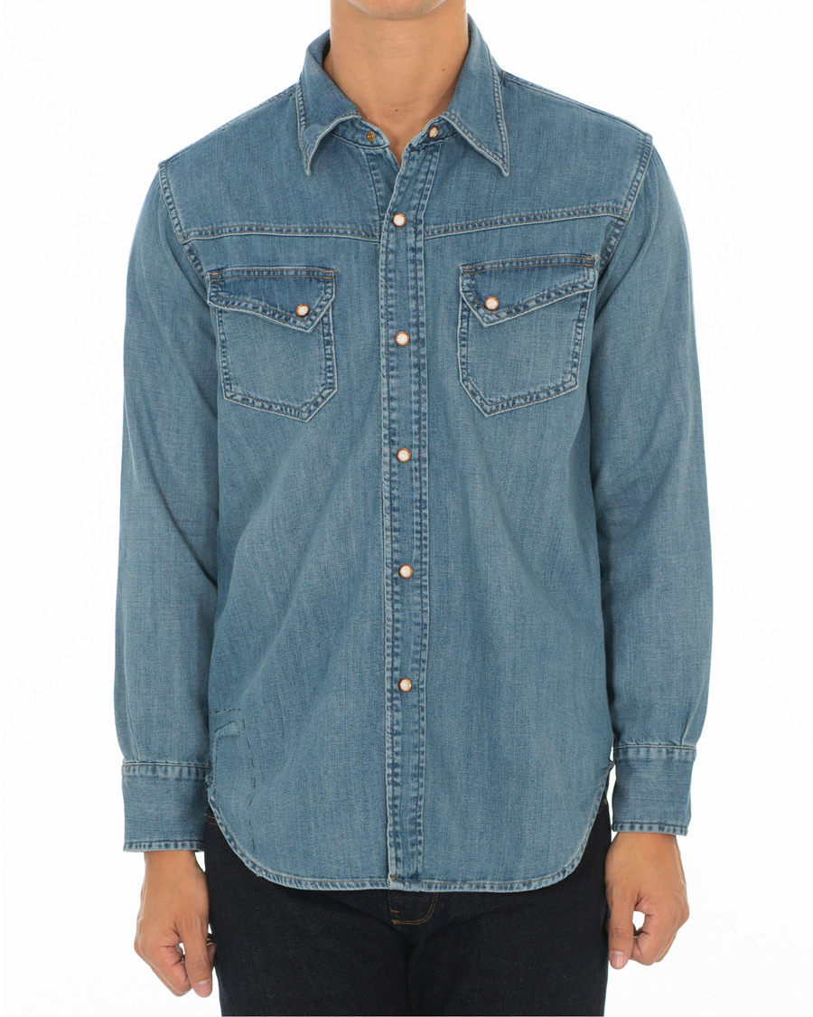Herr | Skjortor | Levi's Vintage Clothing | 50´s Western Denim Shirt Blind Lemon