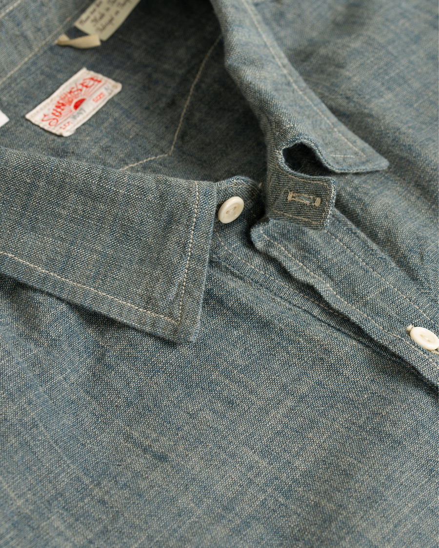 Levi s Vintage Clothing Sunset Chambray Popover Shirt Blue Herr Care of