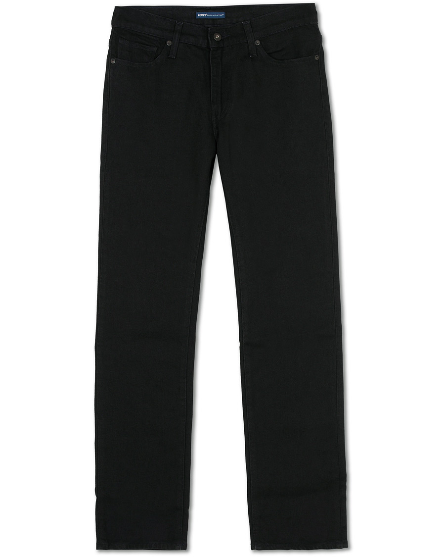 Herr | Jeans | Levi's Made & Crafted | 511 Slim Fit Stretch Black Rinse Jeans Black