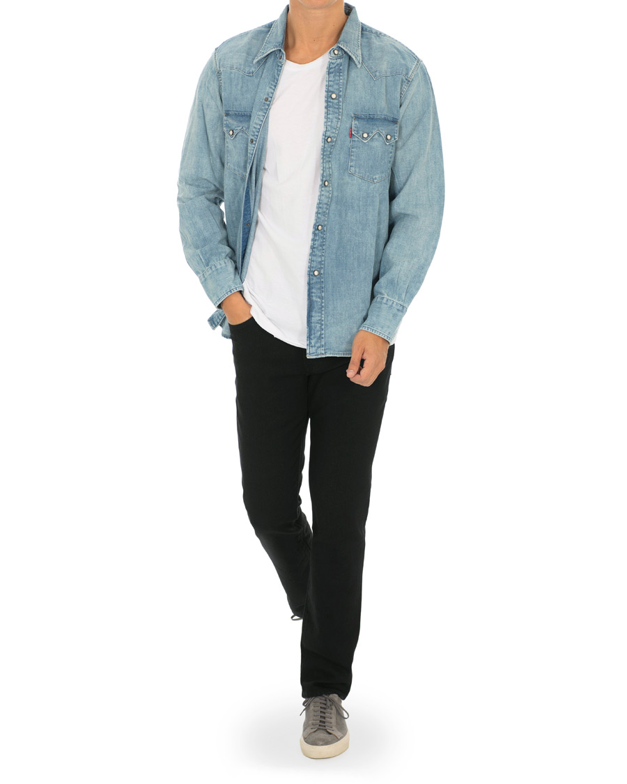 Herr | Jeans | Levi's Made & Crafted | 511 Slim Fit Stretch Black Rinse Jeans Black