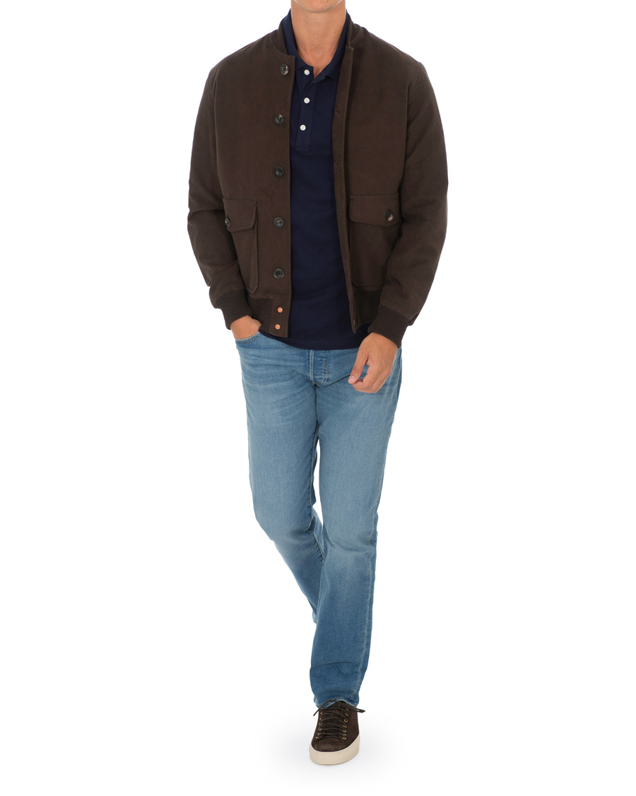 Herr | Jeans | Levi's | 501 Original Fit Stretch Ironwood Overt Jeans Blue