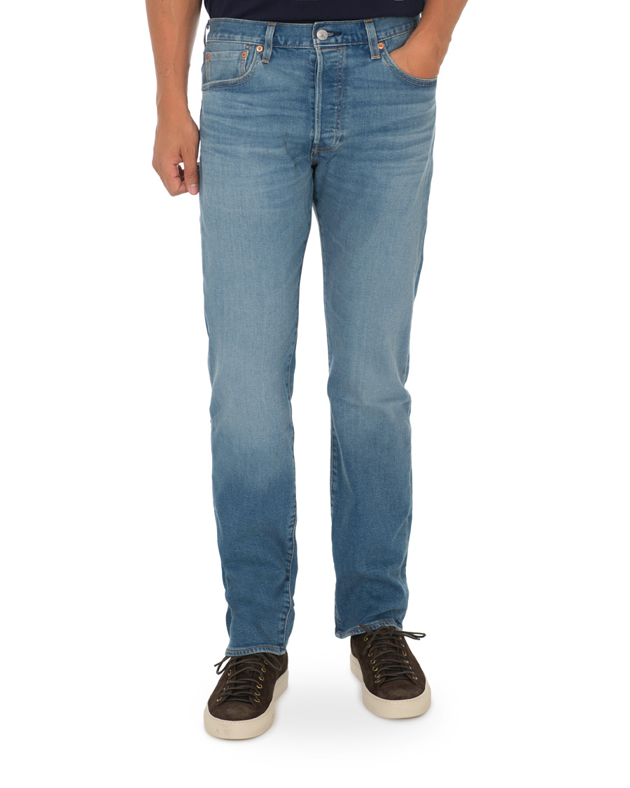 Herr | Jeans | Levi's | 501 Original Fit Stretch Ironwood Overt Jeans Blue