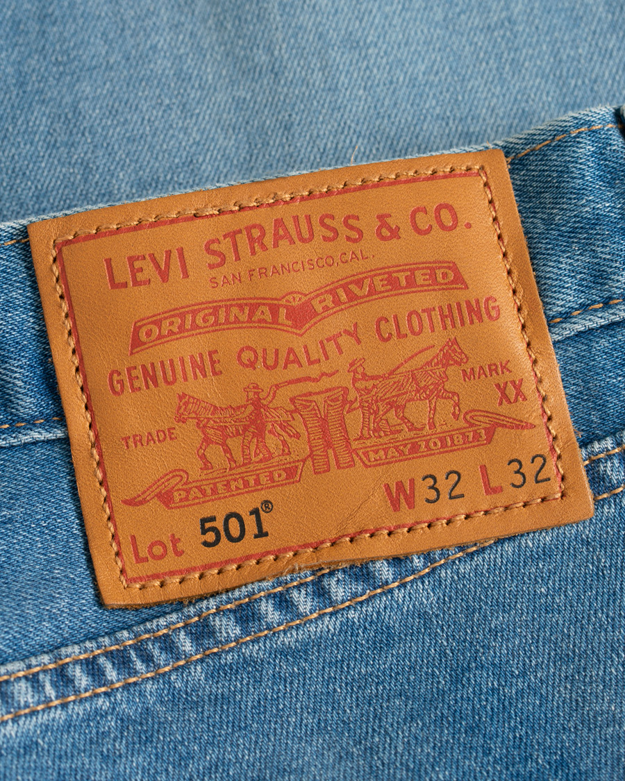 Herr | Jeans | Levi's | 501 Original Fit Stretch Ironwood Overt Jeans Blue