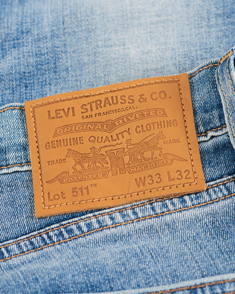 Herr | Jeans | Levi's | 511 Slim Fit Stretch Aegean Adapt Jeans Light Blue