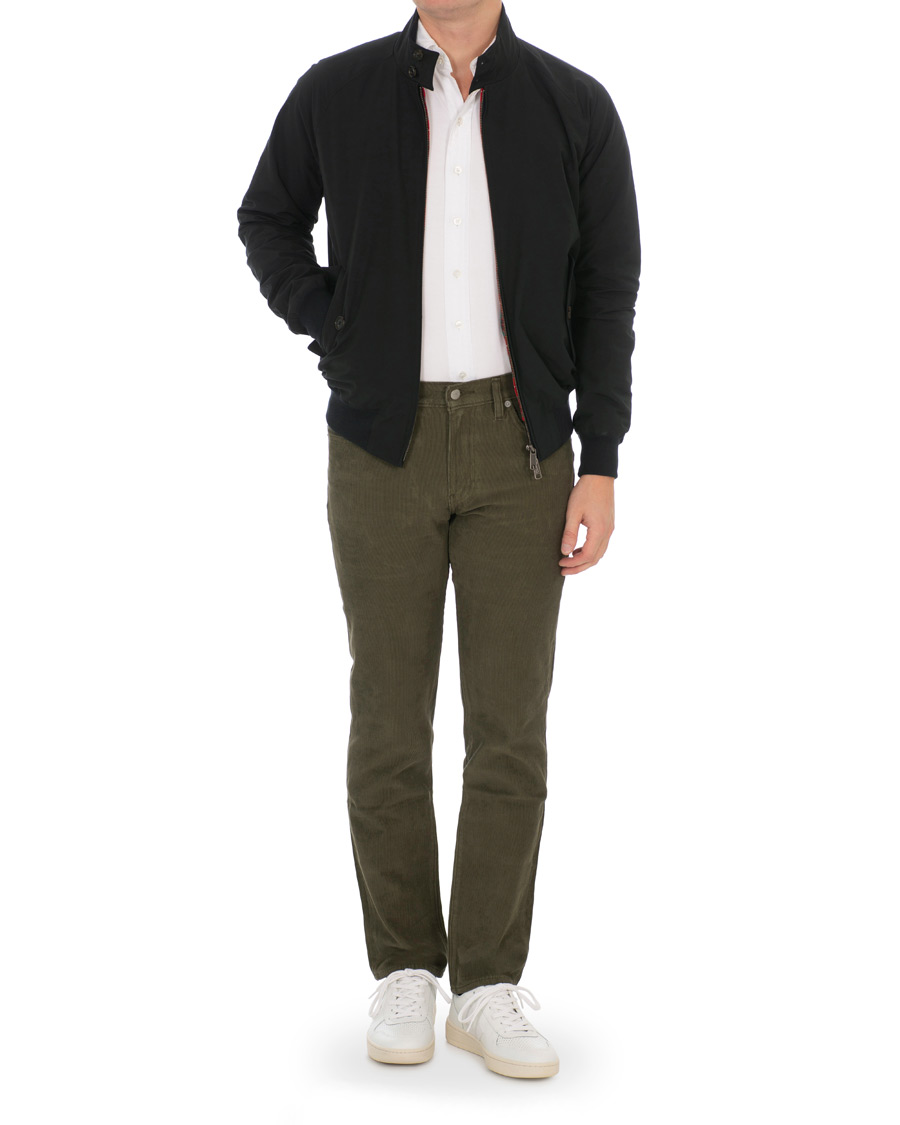 Herr | Byxor | Levi's | 511 Slim Fit Stretch Corduroy Trousers Olive Night