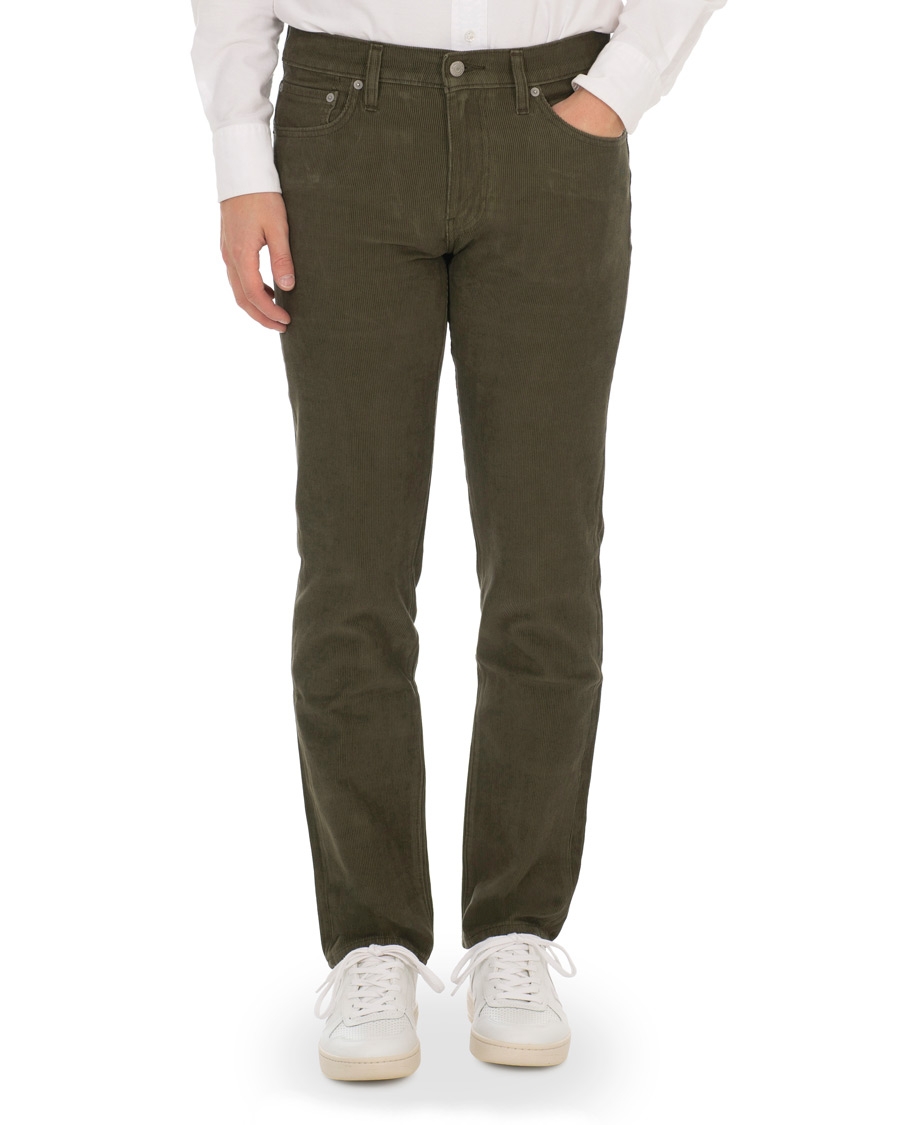 Herr | Byxor | Levi's | 511 Slim Fit Stretch Corduroy Trousers Olive Night