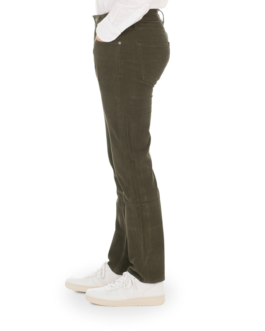 Herr | Byxor | Levi's | 511 Slim Fit Stretch Corduroy Trousers Olive Night