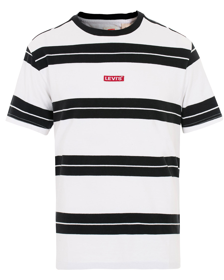 Herr | T-Shirts | Levi's | Baby Tab Stripe Tee Black/White
