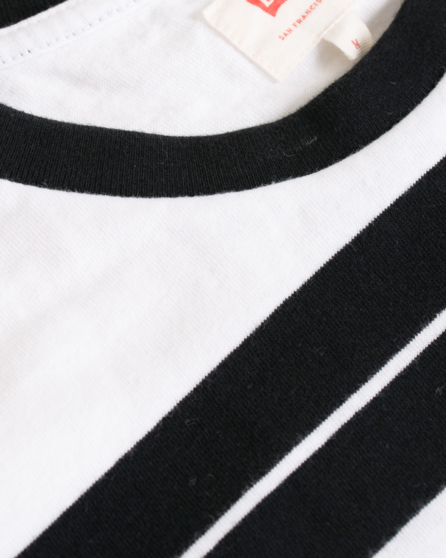 Herr | T-Shirts | Levi's | Baby Tab Stripe Tee Black/White